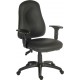 Ergo Comfort Black Leather Wipe Clean Operator Chair